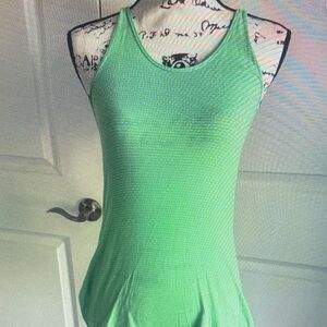 Green Sleeveless Women's Top